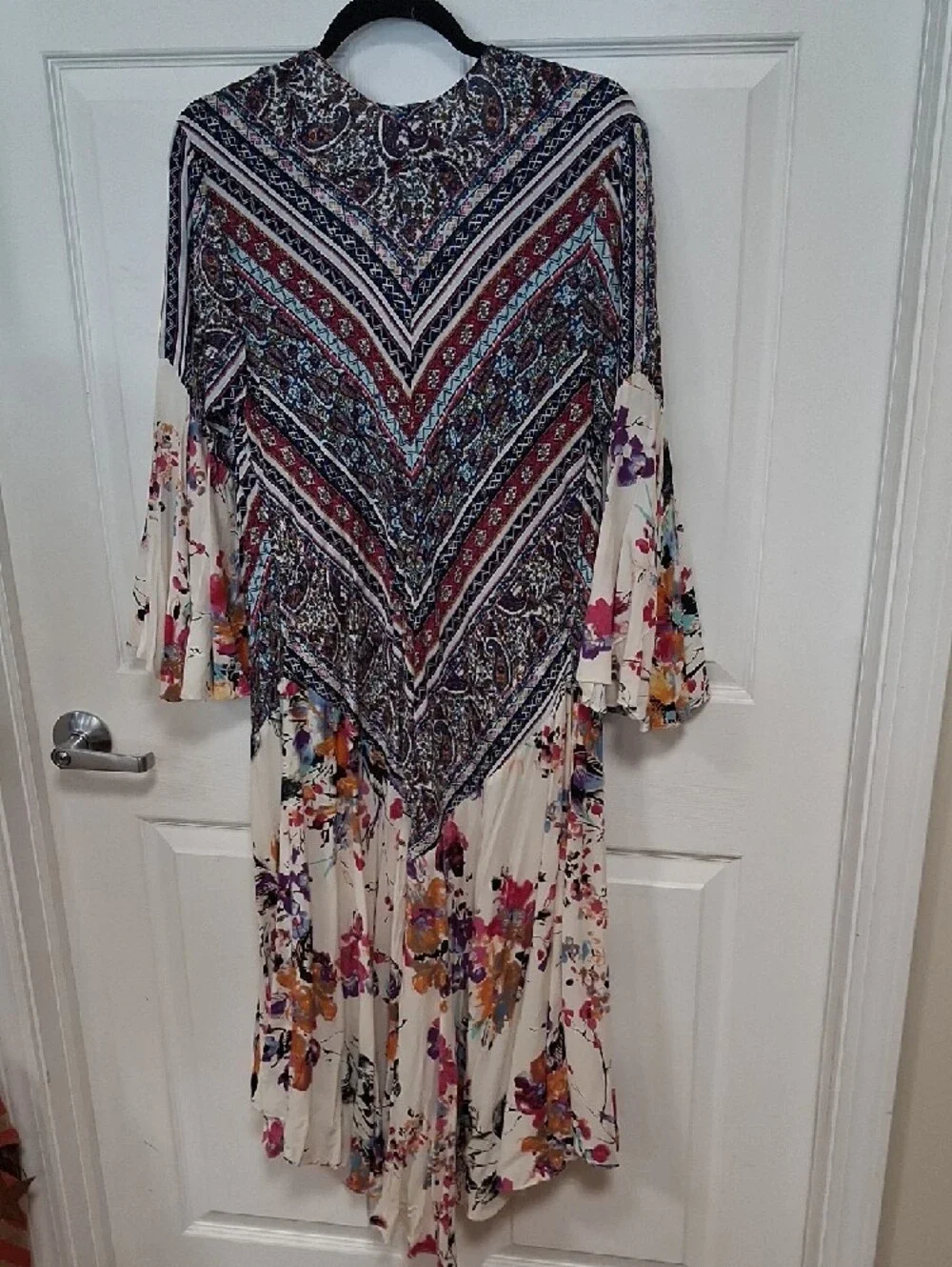 Umgee Floral & Paisley Mixed-Print Duster - Picture 6 of 6